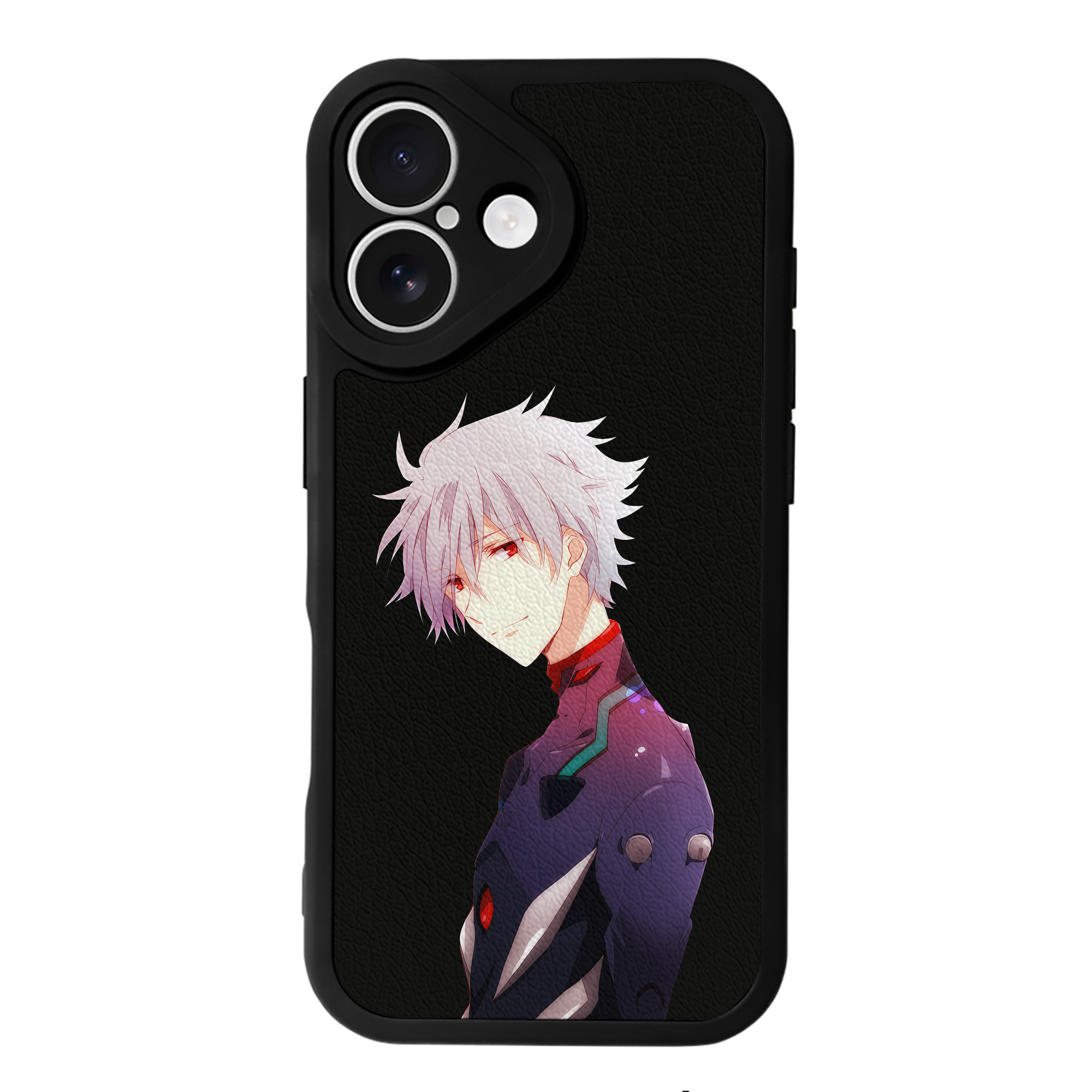 （画像用） EVA 新世紀エヴァンゲリオン 【iPhone 16シリーズ対応】シリコンスマホケース（レザー調） 材質：シリコン